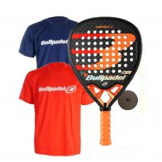 PACK BULLPADEL VERTEX 2 CON CAMISETAS BULLPADEL